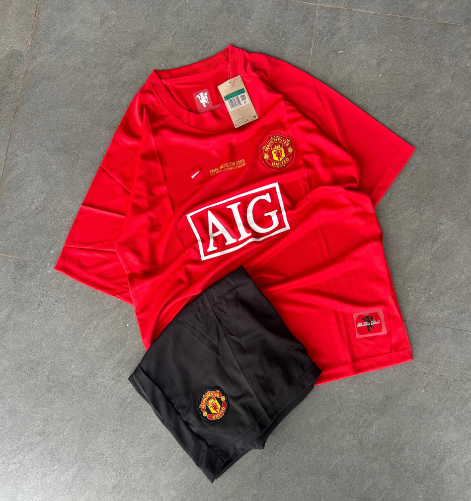 MANCHESTER UNITED 2008 HOME KIT WITH SHORTS IMPORTED