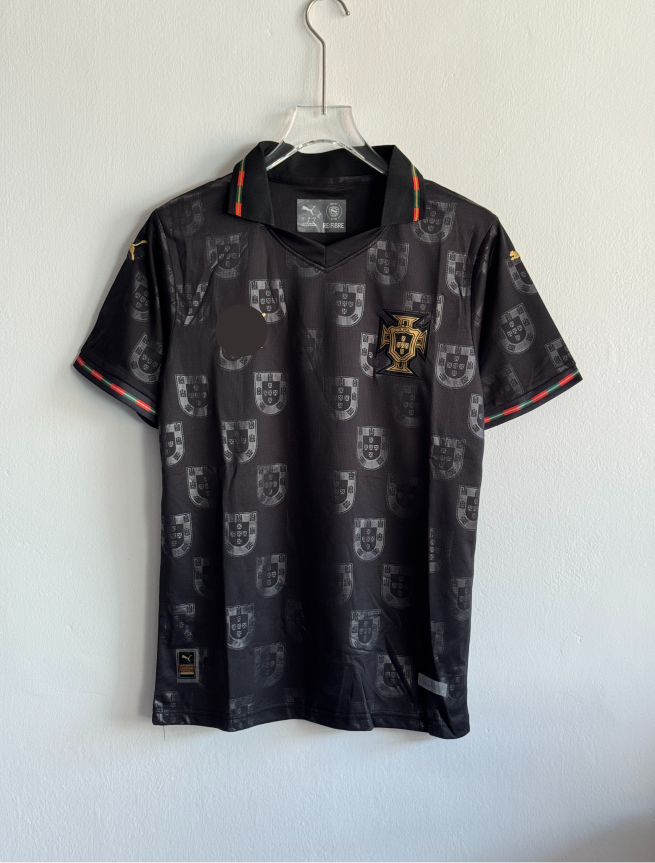 PORTUGAL 2026 BLACK KIT WITH SHORTS IMPORTED