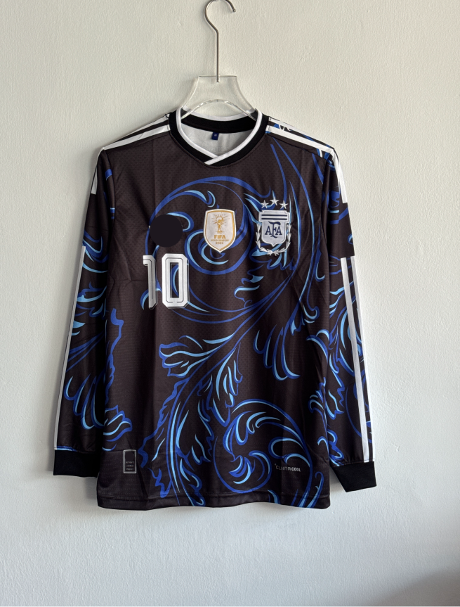 ARGENTINA 2026 AWAY KIT MESSI FULLSLEEVE EMBROIDERY PREMIUM
