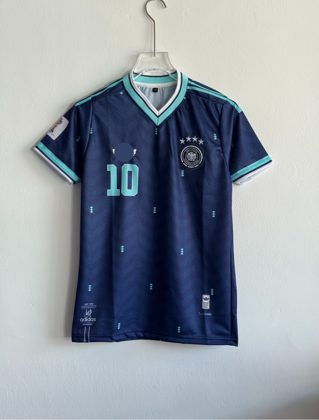 GERMANY 2026 AWAY KIT MUSIALA KNITTED POLO EMBROIDERY PREMIUM