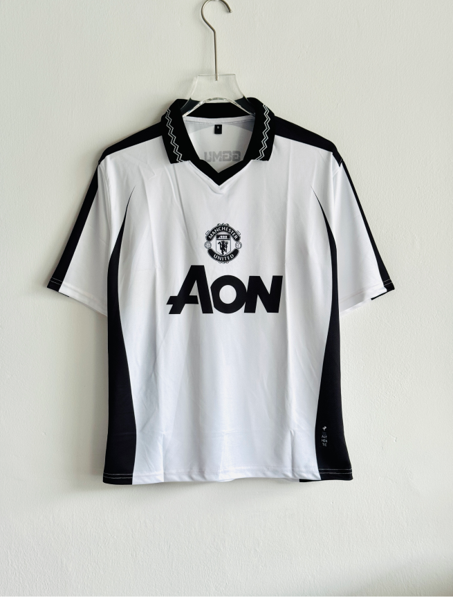 MANCHESTER UNITED BECKHAM SPECIAL EDITION WHITE KIT FIVESLEEVE POLO