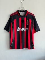 ACMILAN 2006-07 HOME KIT KAKA FIVESLEEVE POLO EMBROIDERY