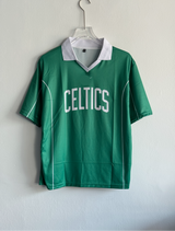 CELTIC GREEN FIVESLEEVE POLO