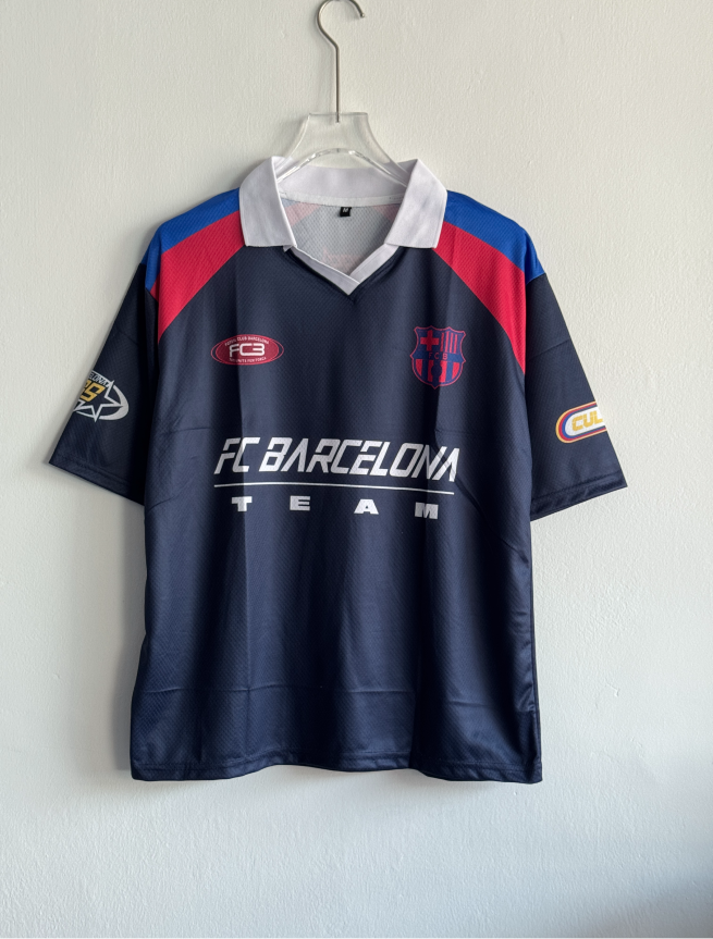BARCELONA ANTHRACITE RACING FIVESLEEVE POLO