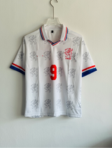 NETHERLAND 1992 AWAY KIT VAN BASTEN FIVESLEEVE POLO
