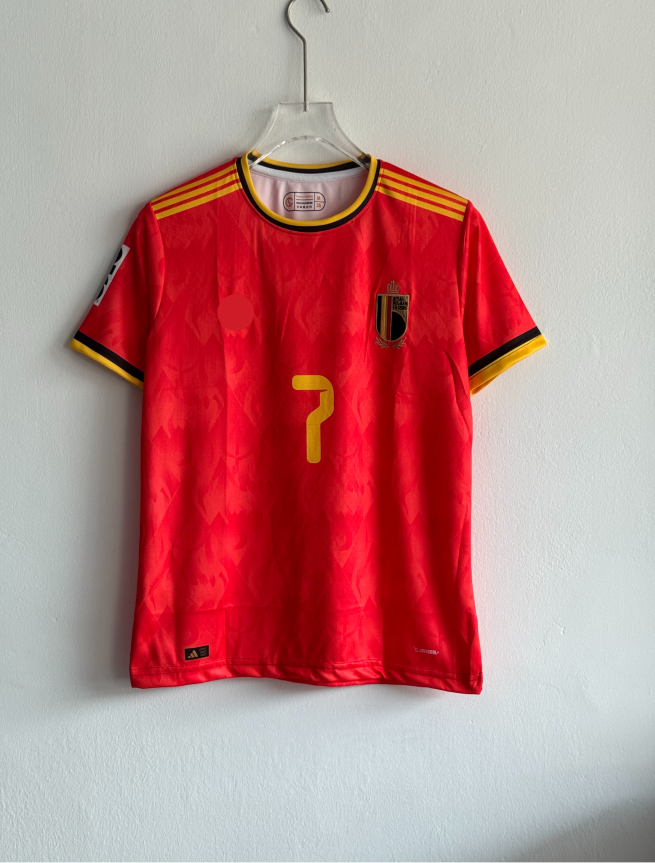 BELGIUM 2026 HOME KIT DE BRUYNE EMBROIDERY
