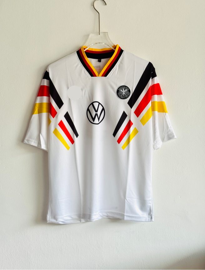 GERMANY 1996 HOME KIT BECKENBAUER FIVESLEEVE EMBROIDERY PREMIUM