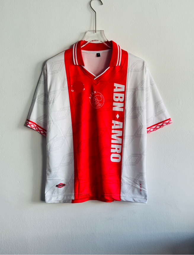 AJAX 1996-1997 HOME KIT IBRAHIMOVIC FIVESLEEVE POLO