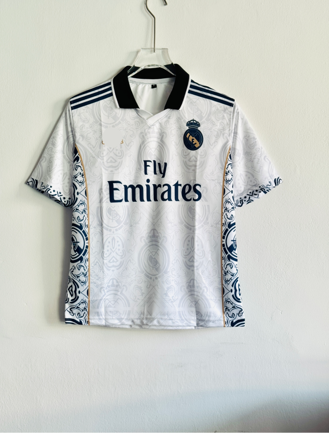 REAL MADRID DRAGON WHITE SPECIAL EDITION KIT RONALDO FIVESLEEVE POLO