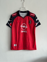 ACMILAN 1997-98 HOME KIT MALDINI POLO EMBROIDERY