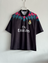 REAL MADRID 26-27 ST SHIRT BLACK FIVESLEEVE POLO