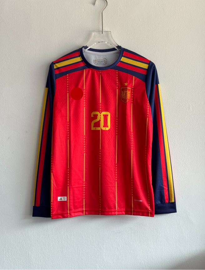 SPAIN 2026 HOME KIT PEDRI FULLSLEEVE EMBROIDERY