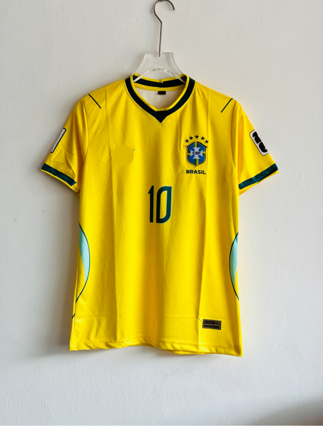 BRAZIL 2026 HOME KIT NEYMER EMBROIDERY PREMIUM
