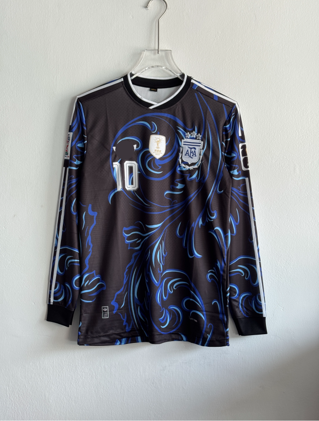 ARGENTINA 2026 AWAY KIT MESSI FULLSLEEVE EMBROIDERY PREMIUM