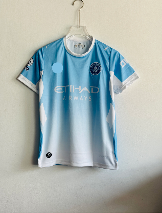 MANCHESTER CITY 26-27 HOME KIT FODEN EMBROIDERY