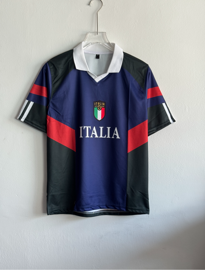 ITALY MALDINI SPECIAL EDITION RETRO KIT FIVESLEEVE POLO