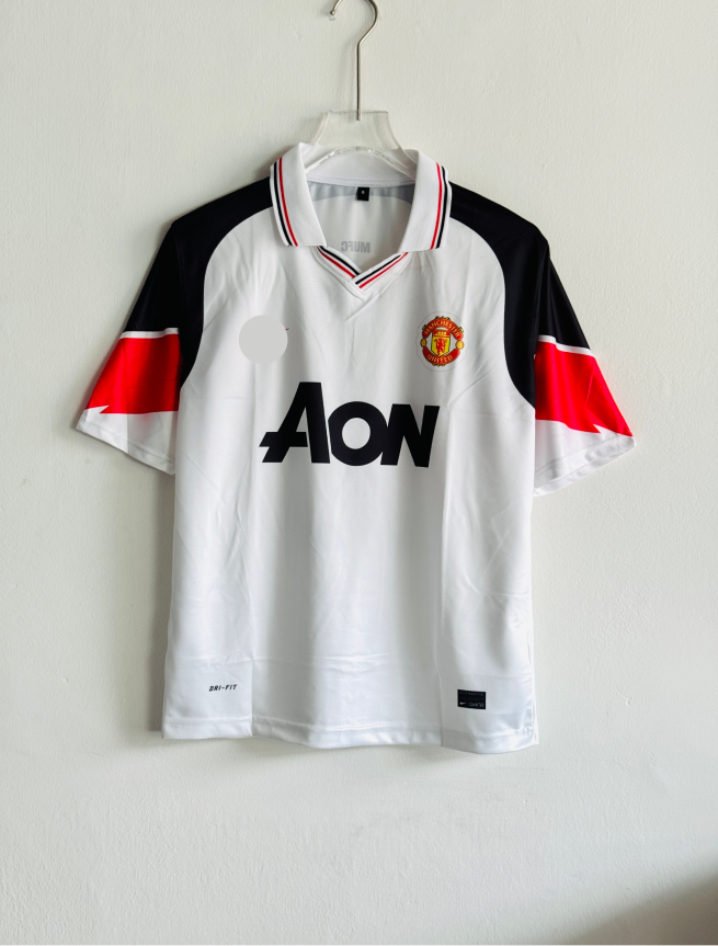 MANCHESTER UNITED 2010-11 AWAY KIT ROONEY FIVESLEEVE POLO