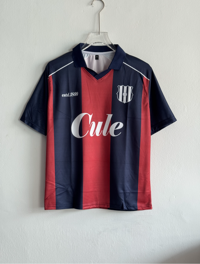 BARCELONA BLAUGRANA VINTAGE KIT CRUYFF FIVESLEEVE POLO