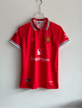 MANCHESTER UNITED 26-27 HOME KIT CUNHA POLO EMBROIDERY