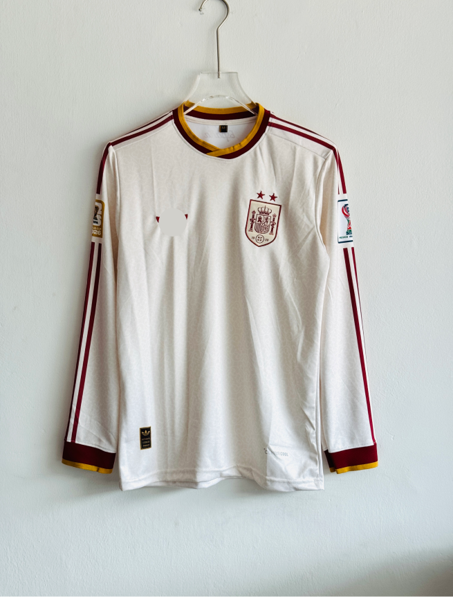 SPAIN 2026 2 STAR AWAY KIT FULLSLEEVE EMBROIDERY PREMIUM