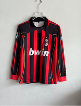 ACMILAN 2006-07 HOME KIT KAKA FULLSLEEVE POLO EMBROIDERY PREMIUM