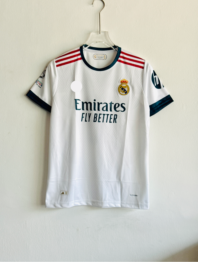 REAL MADRID 26-27 HOME KIT BELINGHAM EMBROIDERY