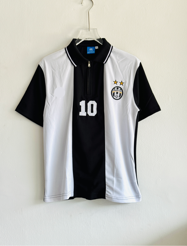 TSHIRT JUVENTUS 10 POLO EMBROIDERY WITH ZIP PREMIUM