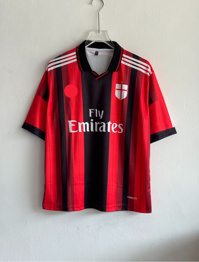 ACMILAN 2014-15 HOME KIT TORRES FIVESLEEVE POLO