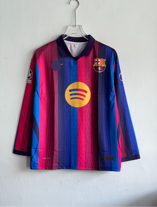 BARCELONA 26-27 HOME KIT YAMAL OVERSIZED FULLSLEEVE POLO
