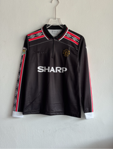 MANCHESTER UNITED 1998-99 THIRD KIT BECKHAM FULLSLEEVE POLO EMBROIDERY