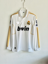 REAL MADRID 2011-12 HOME KIT RONALDO FULLSLEEVE POLO EMBROIDERY PREMIUM