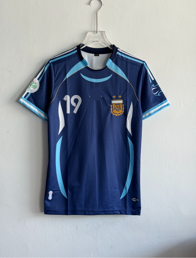 ARGENTINA 2006 HOME KIT MESSI EMBROIDERY PREMIUM