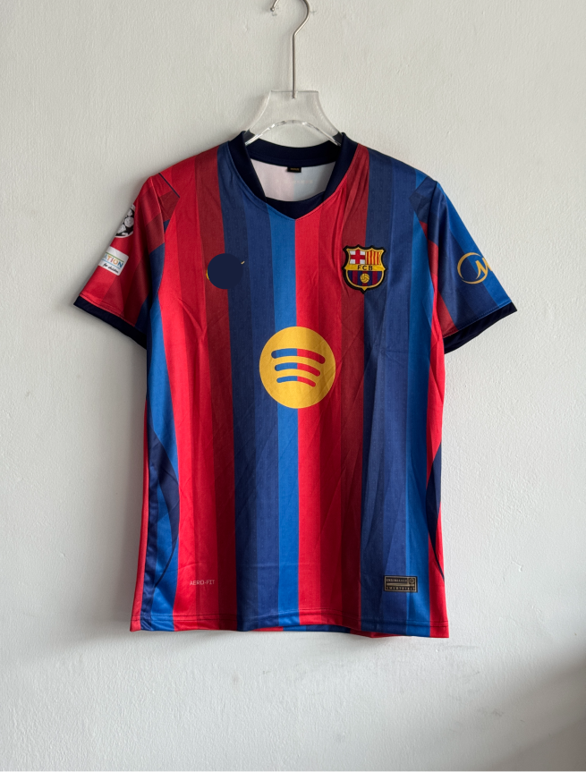 BARCELONA 26-27 HOME KIT PEDRI EMBROIDERY PREMIUM