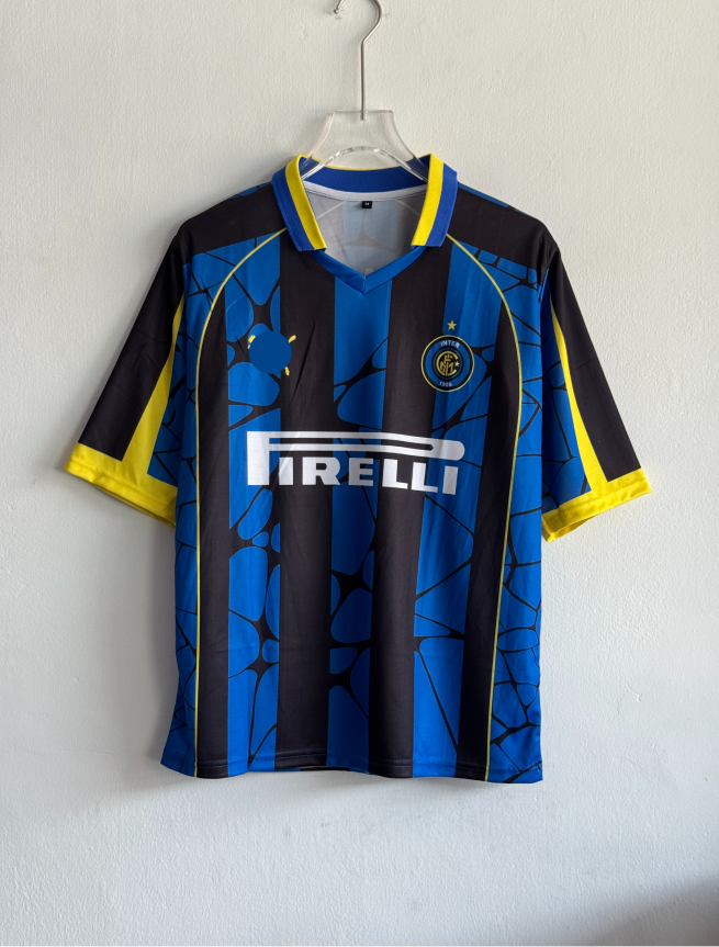INTER MILAN 1997 HOME SPECIAL KIT RONALDO FIVESLEEVE POLO