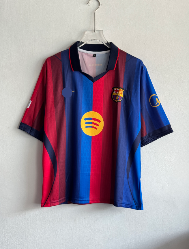 BARCELONA 26-27 HOME KIT PEDRI FIVESLEEVE POLO EMBROIDERY