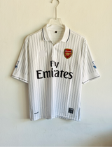 ARSANEL 2009-10 AWAY KIT FABREGAS FIVESLEEVE POLO EMBROIDERY PREMIUM