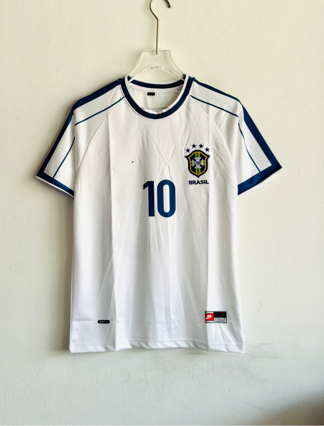 BRAZIL 1998 WHITE KIT NEYMER EMBROIDERY PREMIUM
