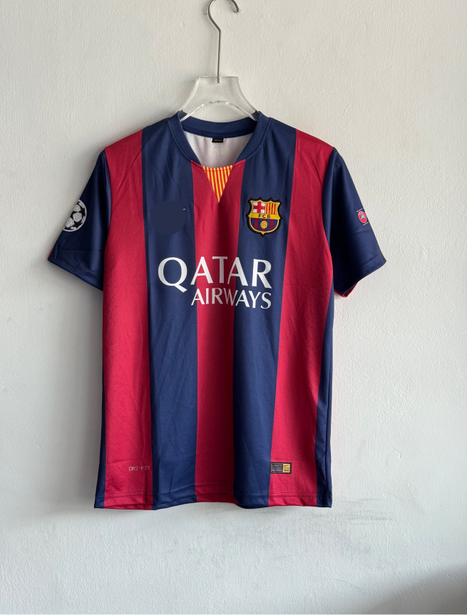 BARCELONA 2014-15 HOME KIT MESSI EMBROIDERY PREMIUM
