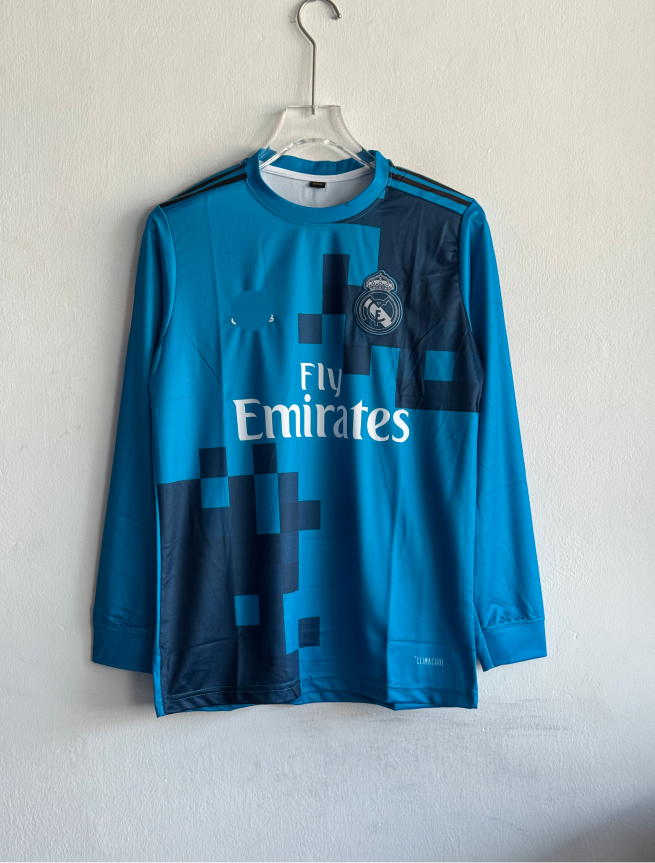 REAL MADRID 2017-18 THIRD KIT RONALDO FULLSLEEVE EMBROIDERY PREMIUM