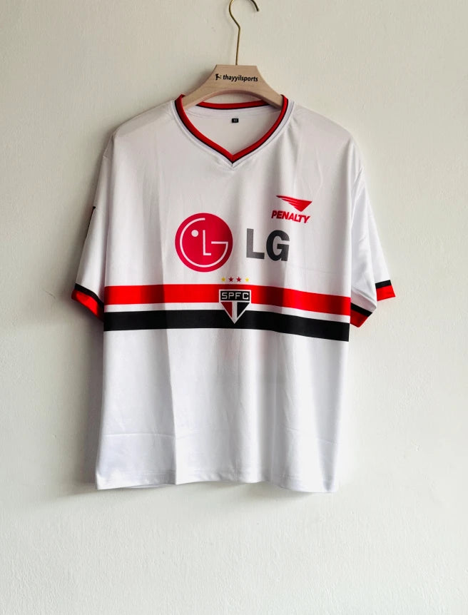 SAO PAULO 2001 HOME KIT KAKA FIVESLEEVE