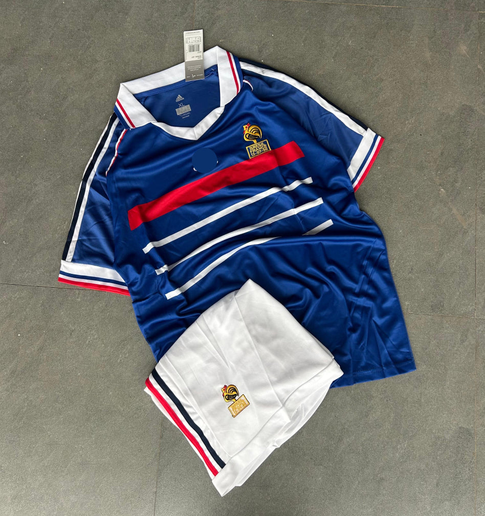 FRANCE 1998 HOME KIT WITH SHORTS IMPORTED