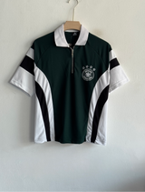 TSHIRT GERMANY GREEN FIVESLEEVE POLO WITH ZIP