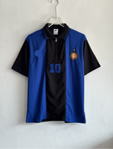 TSHIRT INTERMILAN 10 POLO EMBROIDERY WITH ZIP PREMIUM