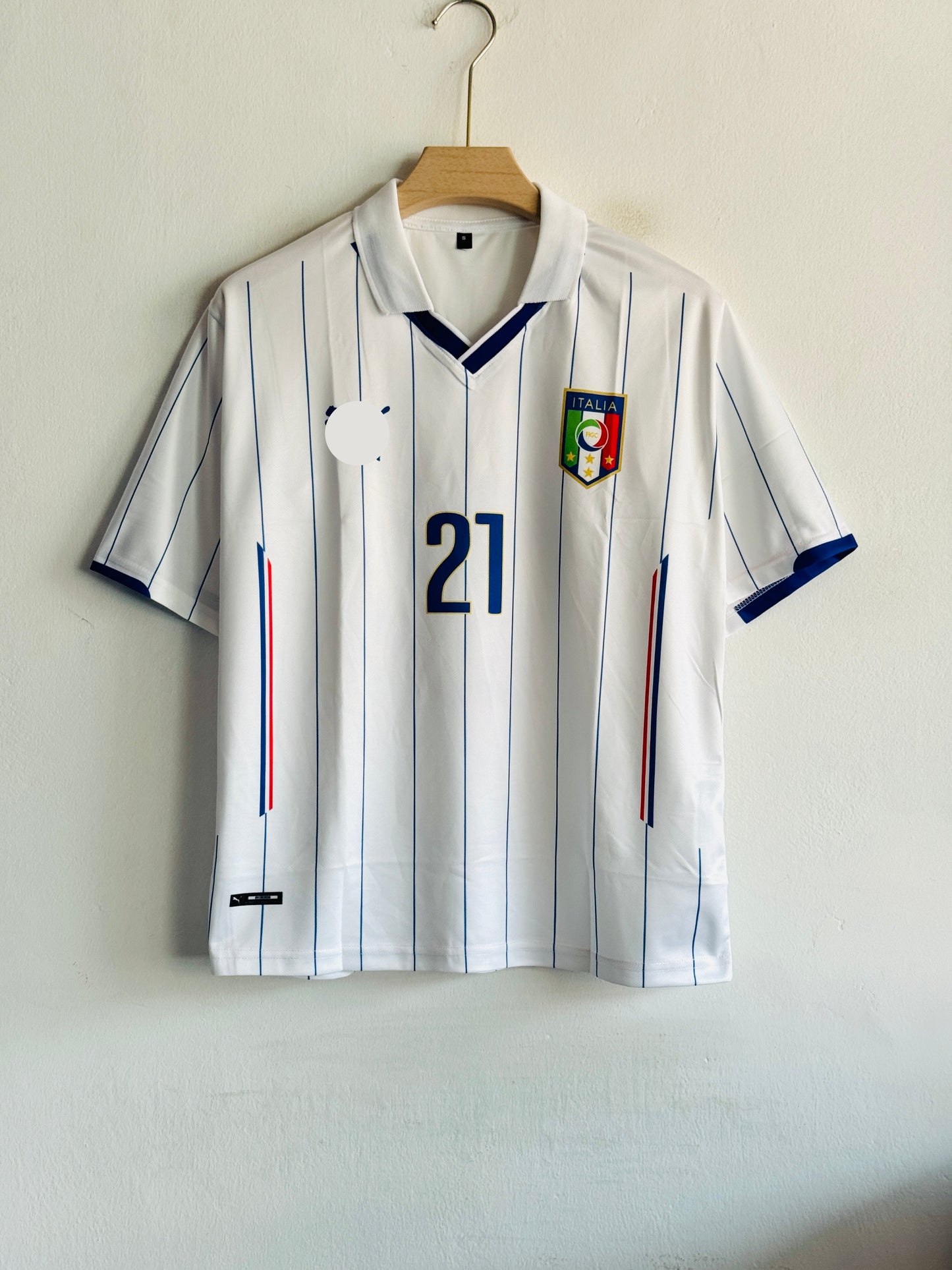 ITALY 2016-17 AWAY KIT PIRLO FIVESLEEVE POLO
