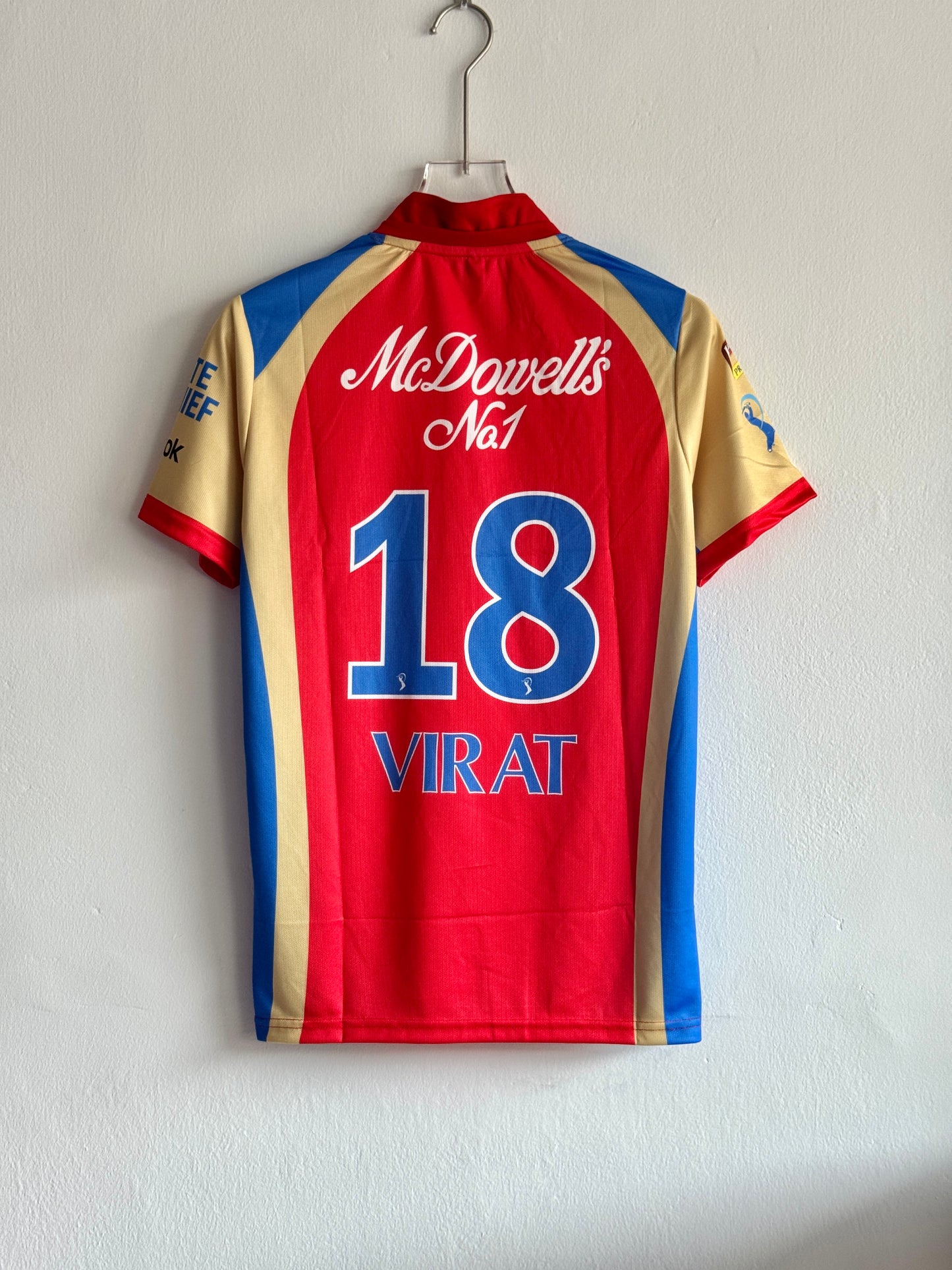 RCB 2011 IPL KIT VIRAT POLO EMBROIDERY PREMIUM