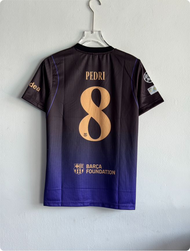BARCELONA 26-27 AWAY KIT PEDRI EMBROIDERY PREMIUM