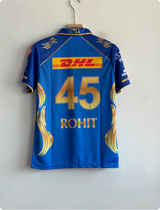 MUMBAI INDIANS 2026 KIT ROHIT POLO EMBROIDERY PREMIUM