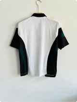 TSHIRT BAYERN WHITE FIVESLEEVE POLO WITH ZIP