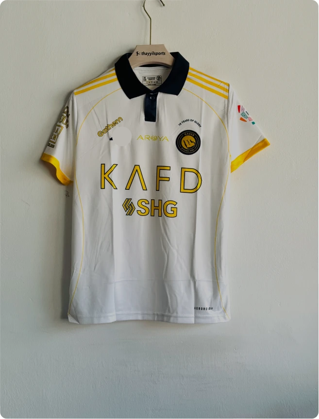 ALNASSR 25-26 THIRD KIT RONALDO POLO EMBROIDERY