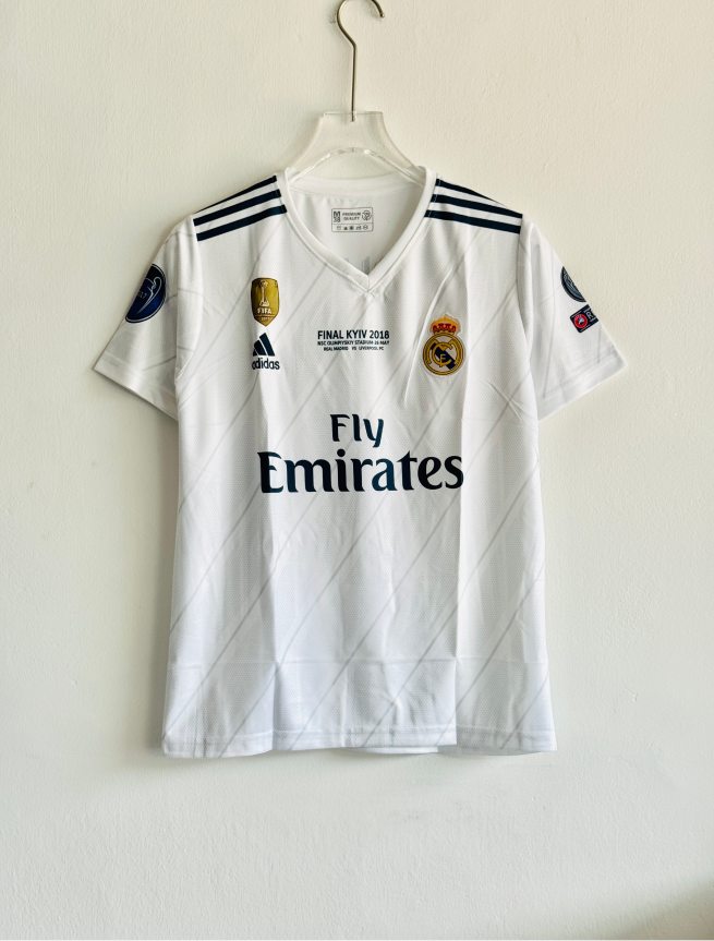 REAL MADRID 2017-18 HOME KIT RONALDO EMBROIDERY